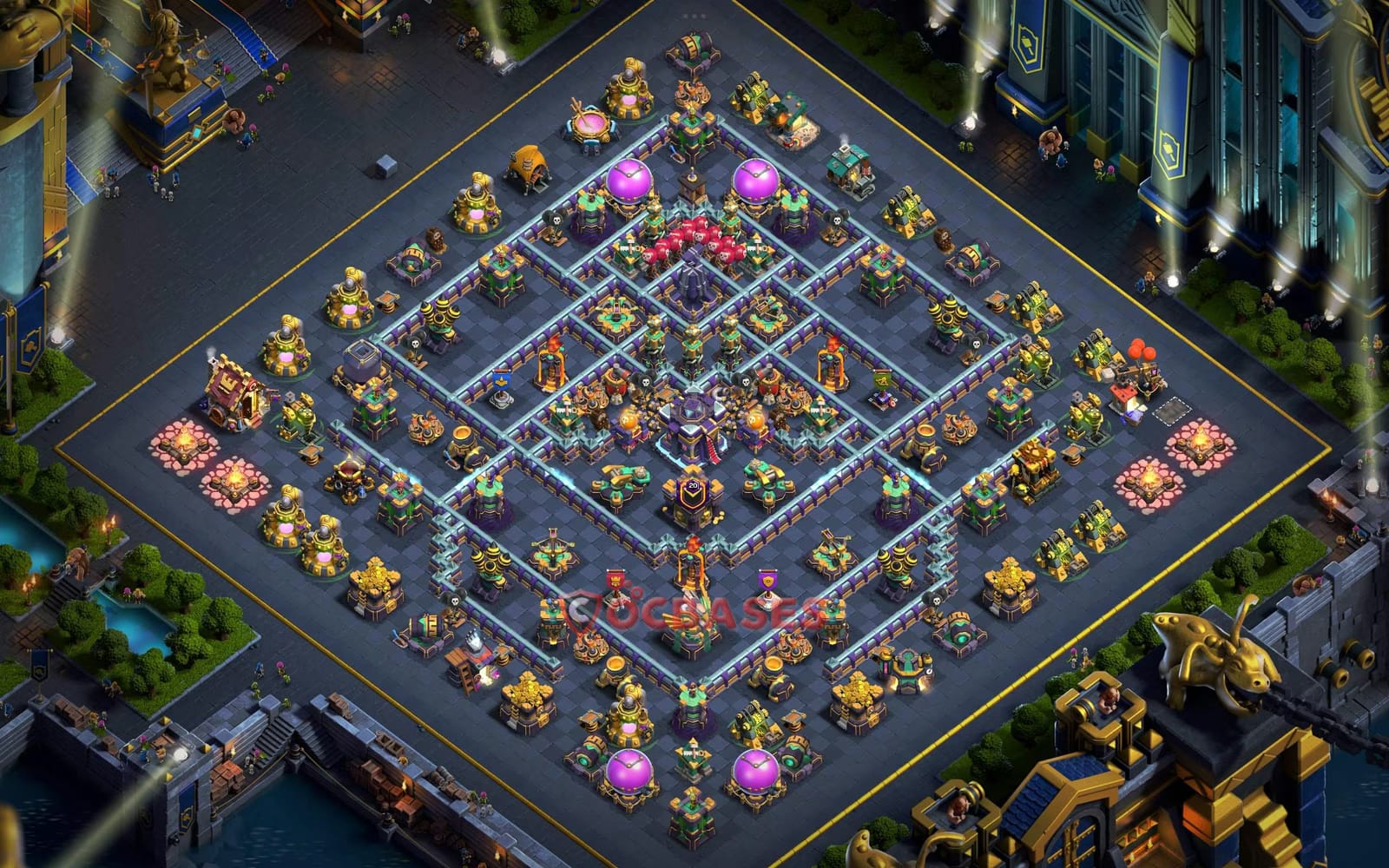 TH15 War Layout 10 -  base layout with copy link for Clash of Clans 2026