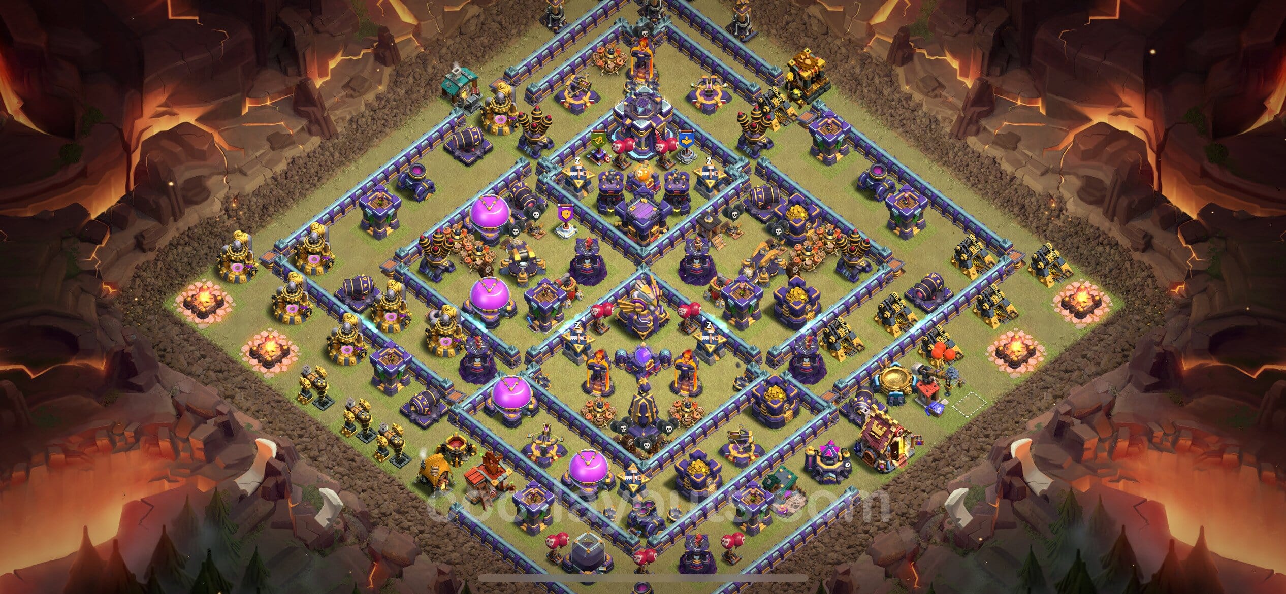 TH15 War Layout 15 -  base layout with copy link