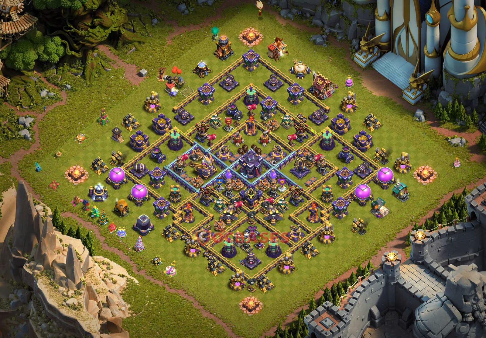 TH15 War Layout 20 -  base layout with copy link