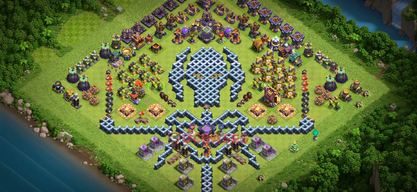 TH15 War Layout 32 - #symmetric base layout with copy link