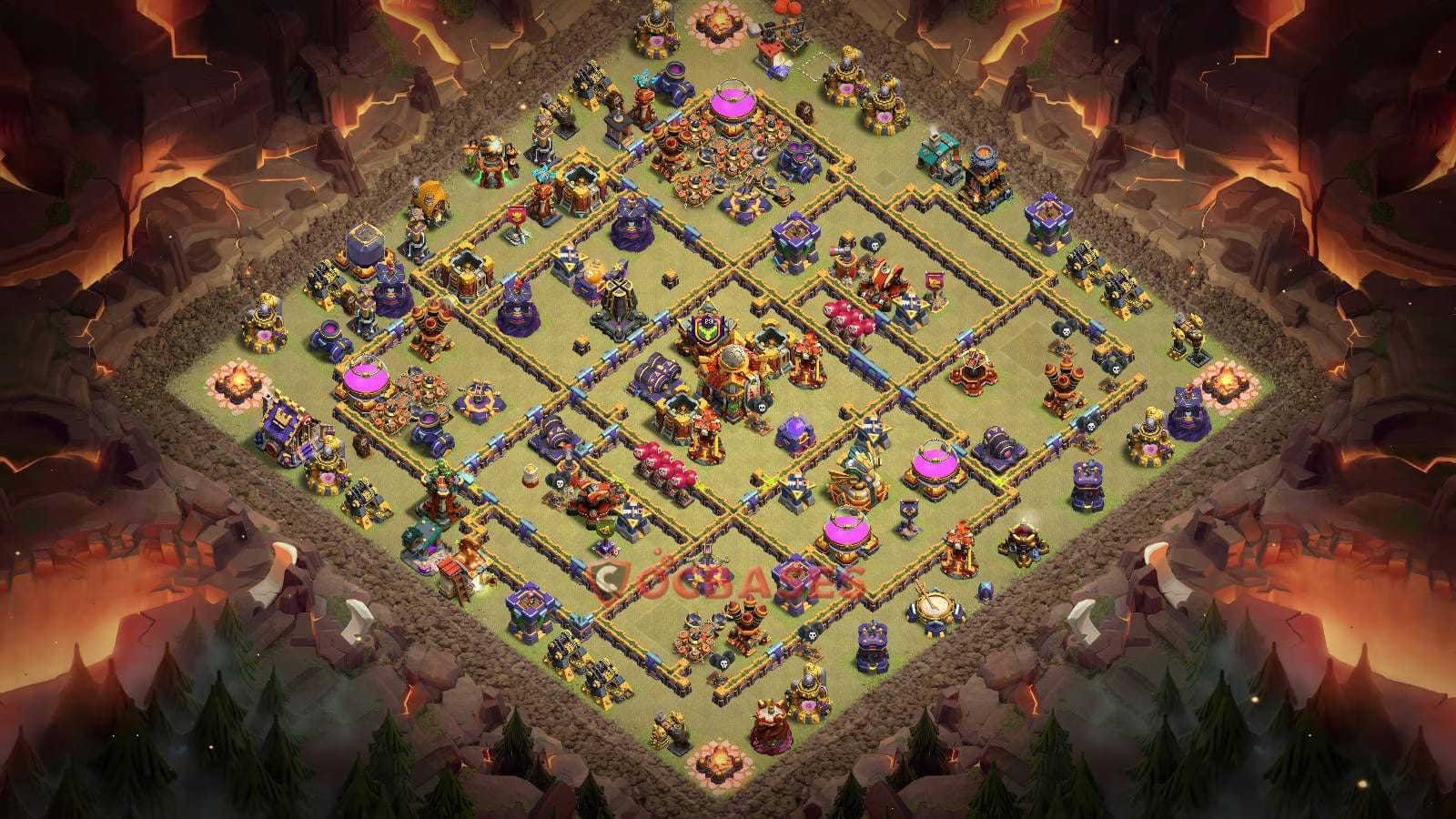 TH16 Cwl Layout 16 - cwl, anti root rider base layout with copy link