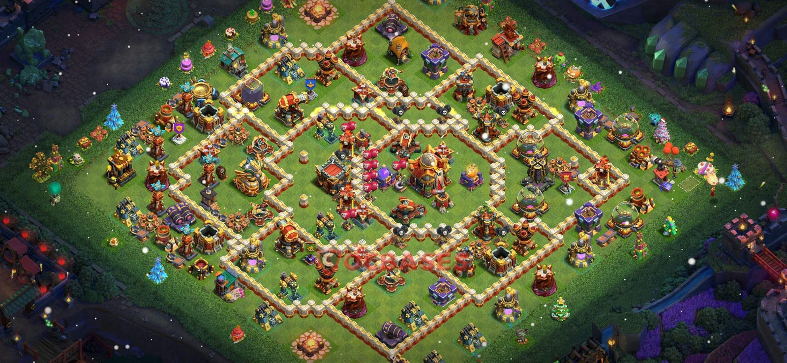 TH16 Legend league Layout 5 - #legend league base layout with copy link for Clash of Clans 2026