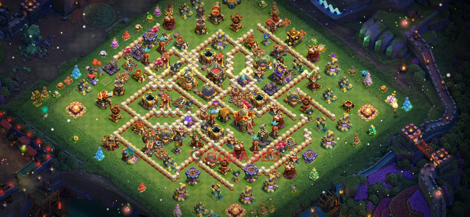 TH16 War Layout 9 -  base layout with copy link