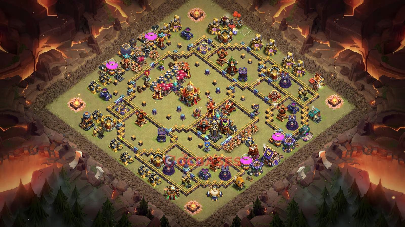 TH16 War Layout 29 -  base layout with copy link