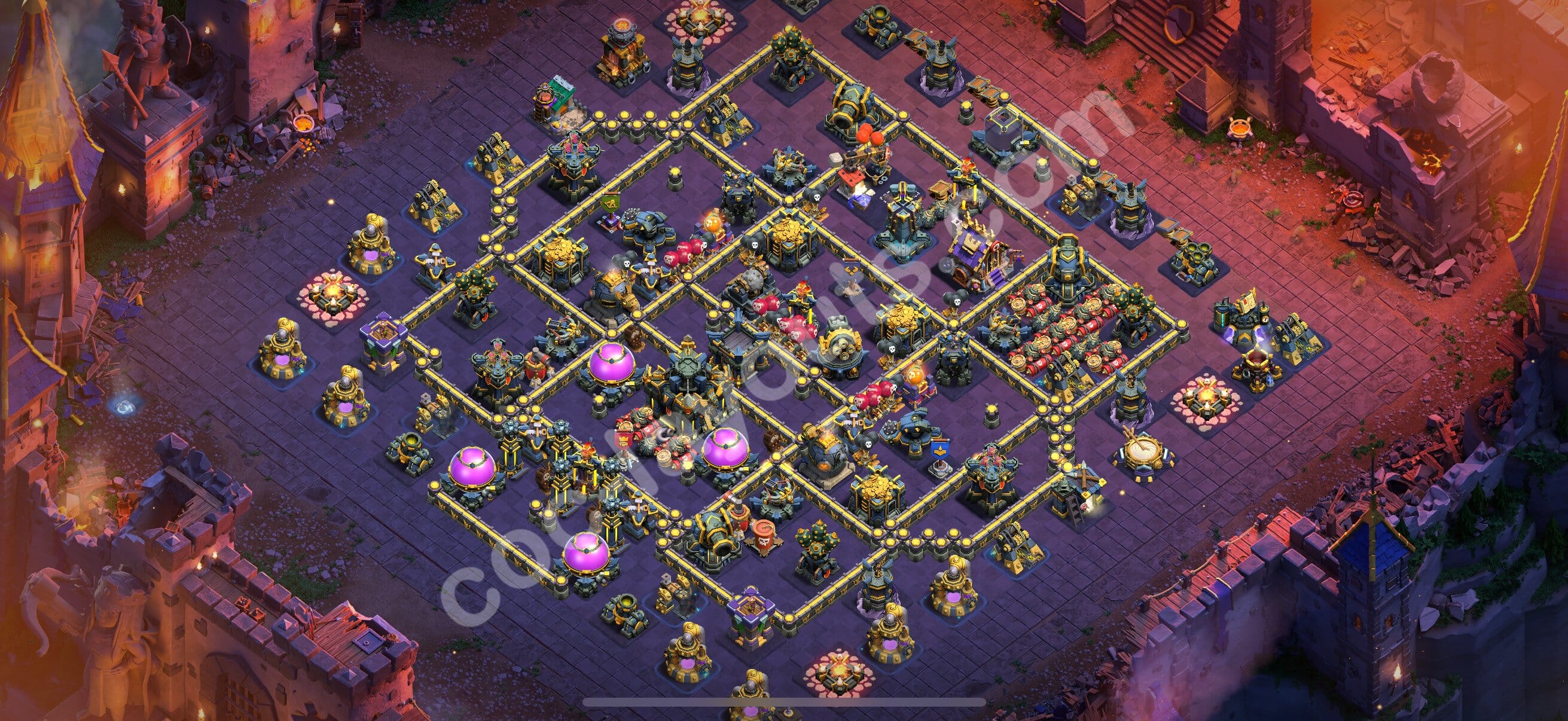 TH17 Farming Layout 5 -  base layout with copy link for Clash of Clans 2026