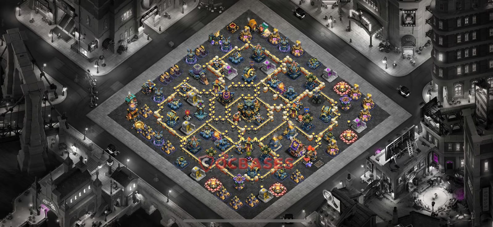 TH17 Trophy Layout 25 - trophy base layout with copy link for Clash of Clans 2026