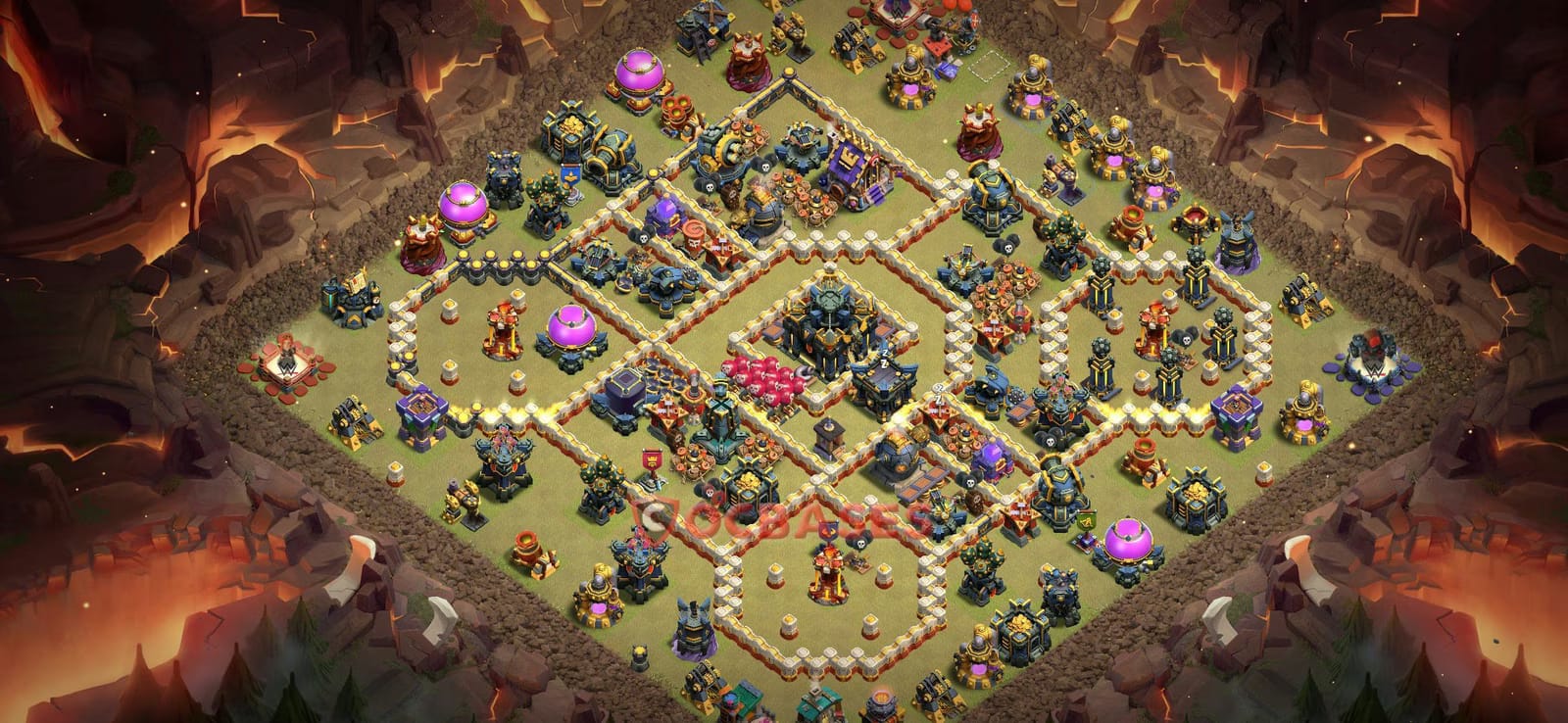 TH17 Trophy Layout 32 - legend league, trophy base layout with copy link for Clash of Clans 2026