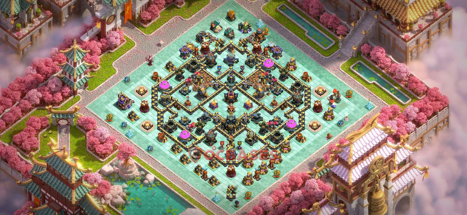 TH17 War Layout 3 -  base layout with copy link for Clash of Clans 2026