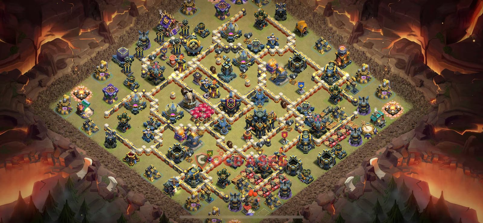 TH17 War Layout 18 -  base layout with copy link