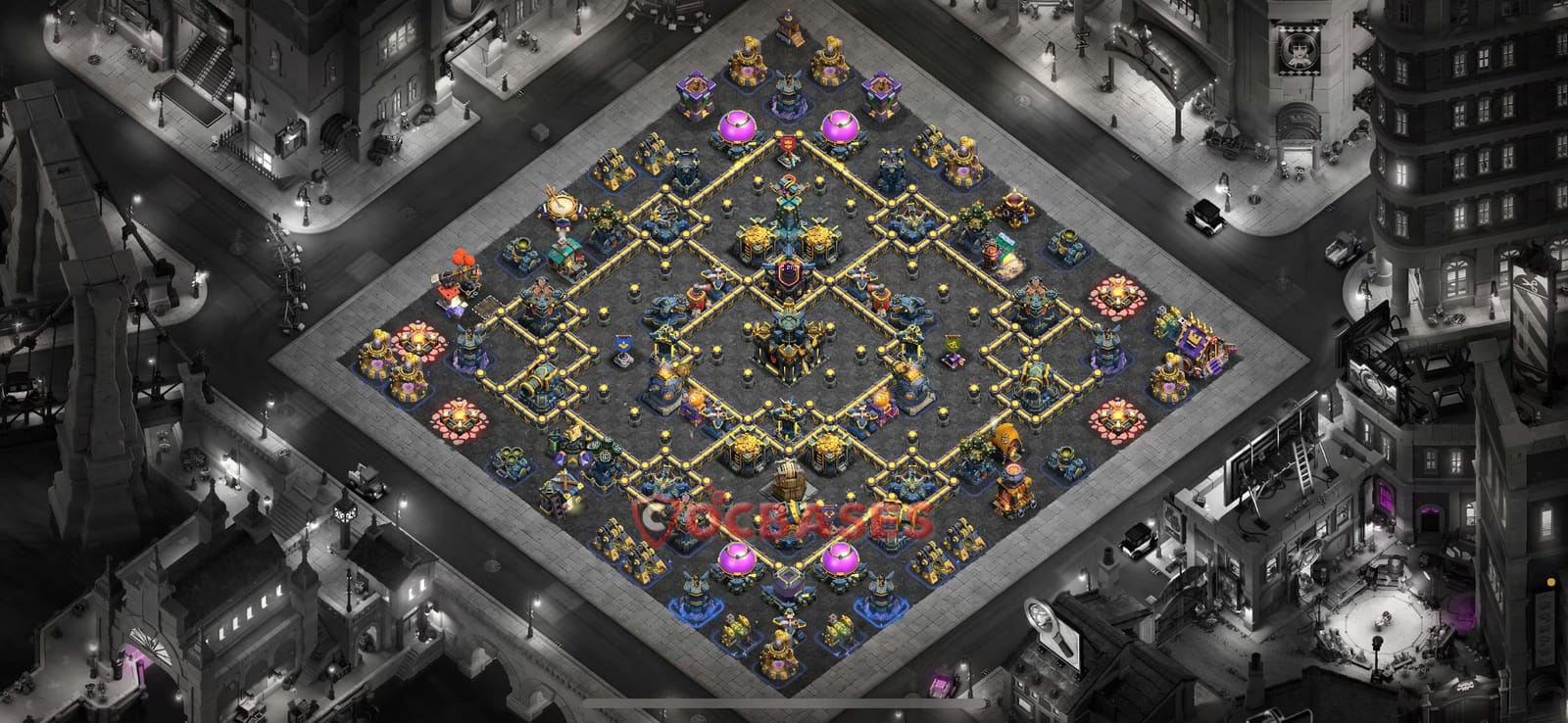TH17 War Layout 22 -  base layout with copy link