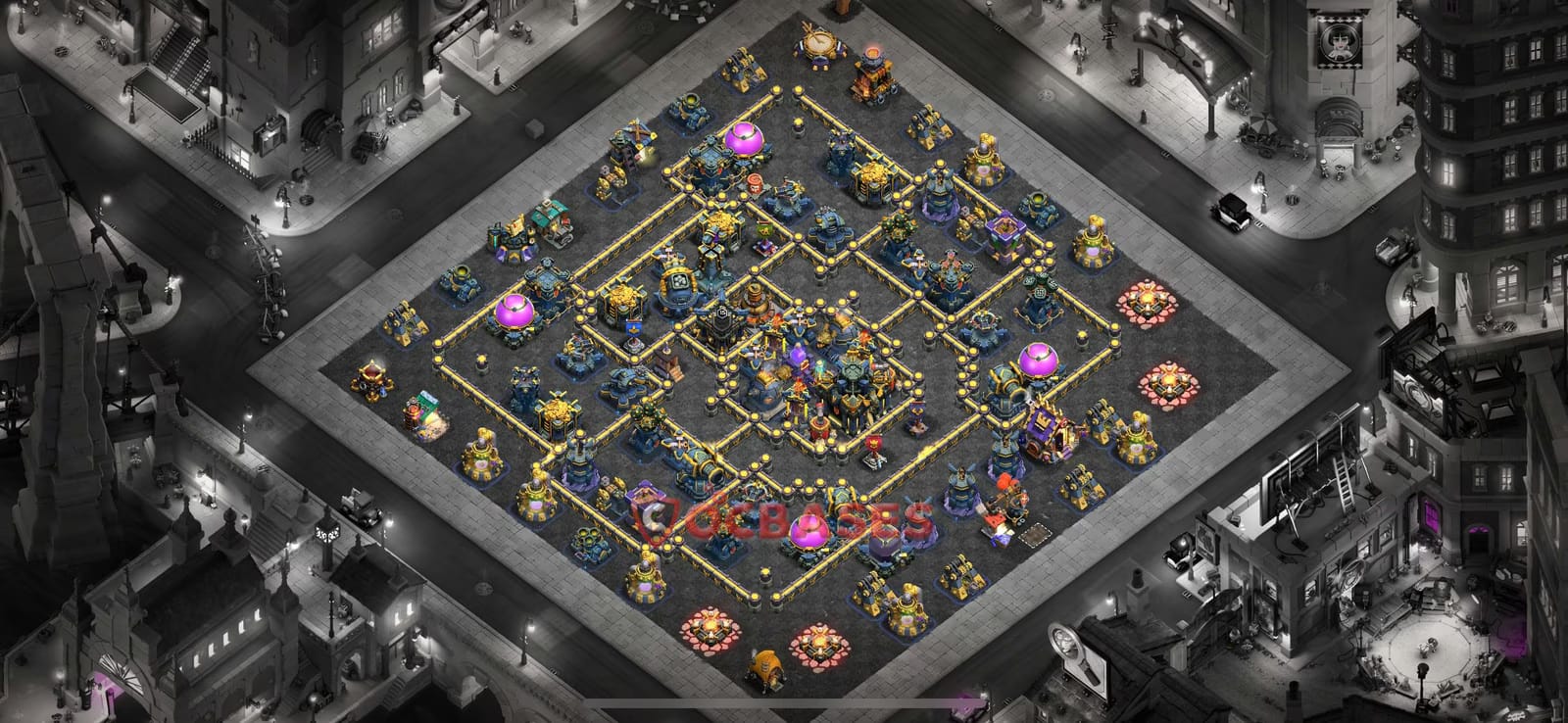 TH17 War Layout 24 -  base layout with copy link