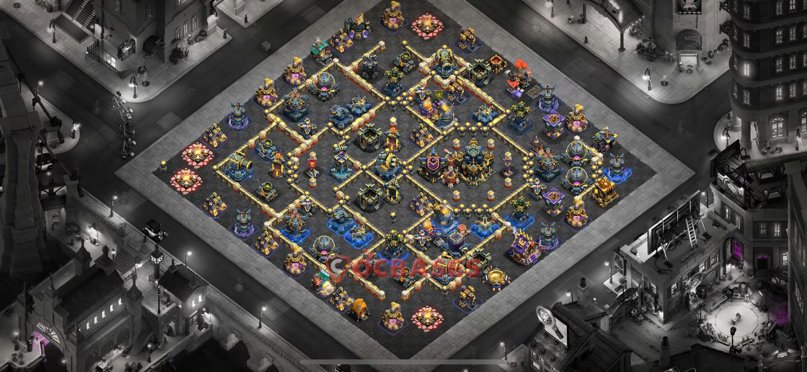 TH17 War Layout 26 -  base layout with copy link
