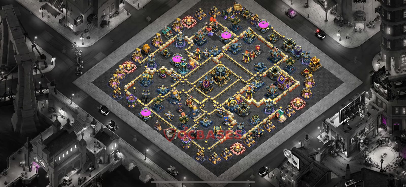 TH17 War Layout 27 -  base layout with copy link