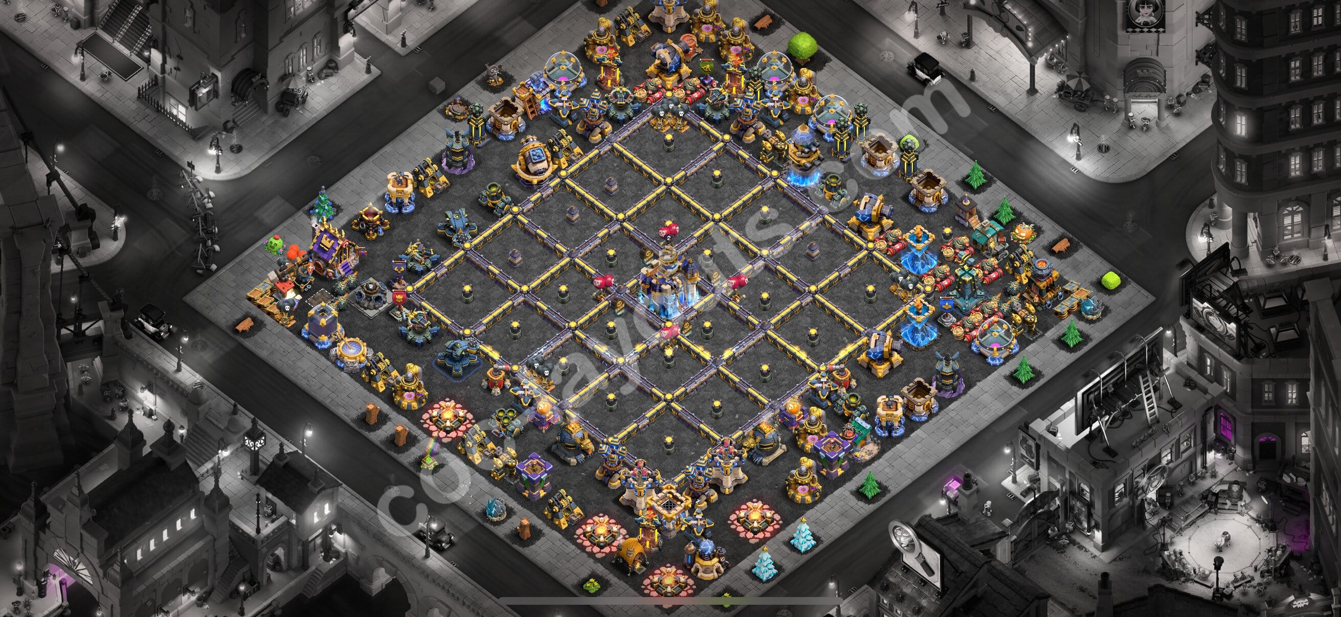TH18 War Layout 12 -  base layout with copy link for Clash of Clans 2026