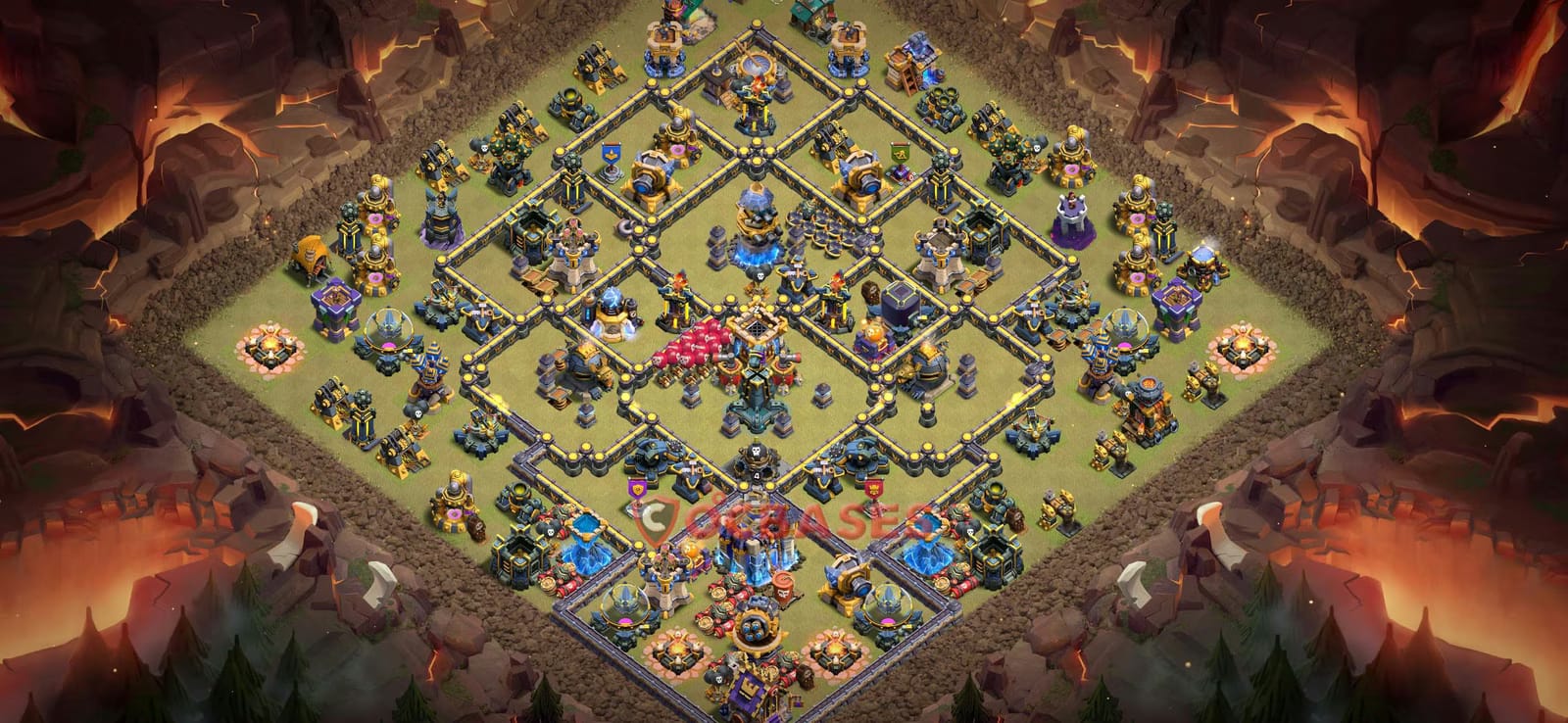TH18 War Layout 20 -  base layout with copy link