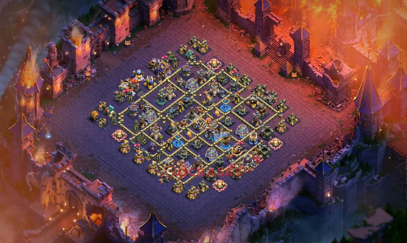 TH18 War Layout 29 -  base layout with copy link