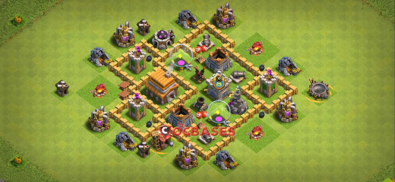 TH5 Farming Layout 27 - hybrid, #anti 3 stars base layout with copy link for Clash of Clans 2026