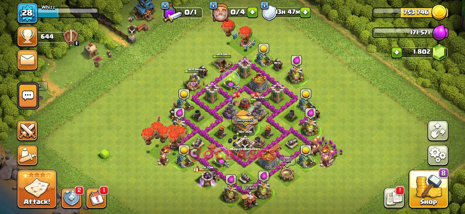 TH6 Anti air Layout 13 - #anti air, #anti ground base layout with copy link for Clash of Clans 2026
