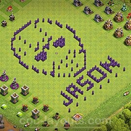 TH7 Farming Layout 4 -  base layout with copy link for Clash of Clans 2026