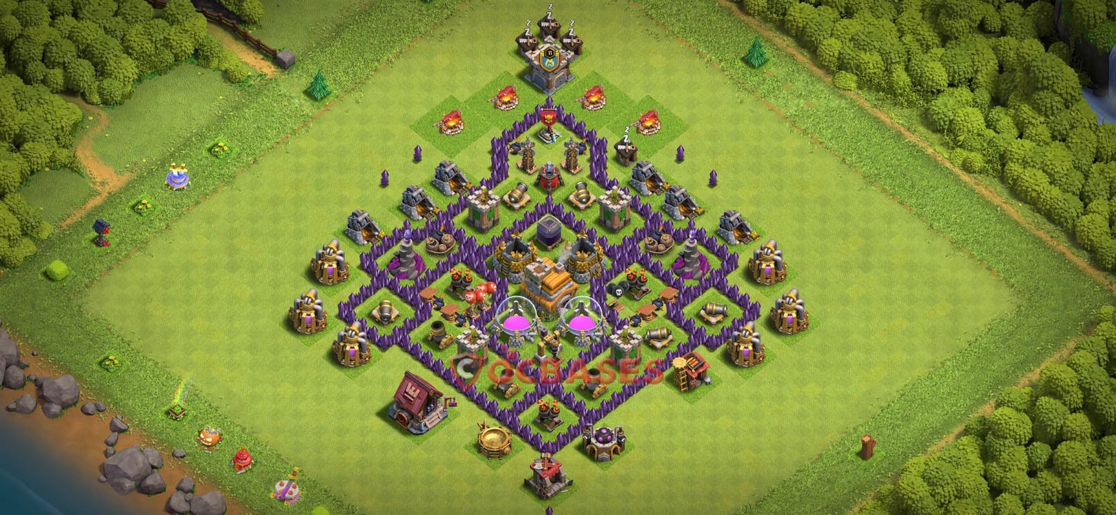 TH7 War Layout 25 -  base layout with copy link