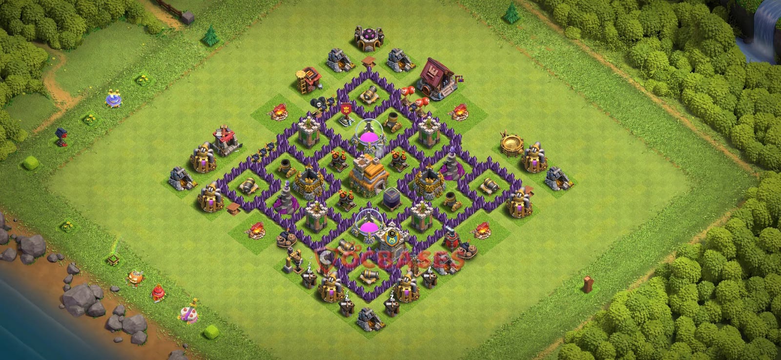 TH7 War Layout 27 -  base layout with copy link