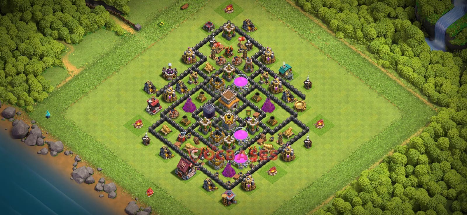 TH8 War Layout 26 -  base layout with copy link