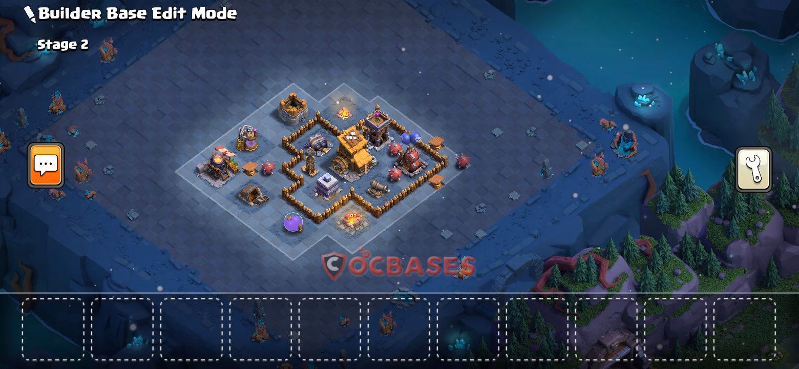BH6 Anti air Layout 18 - #asymmetric, #anti air base layout with copy link for Clash of Clans 2026