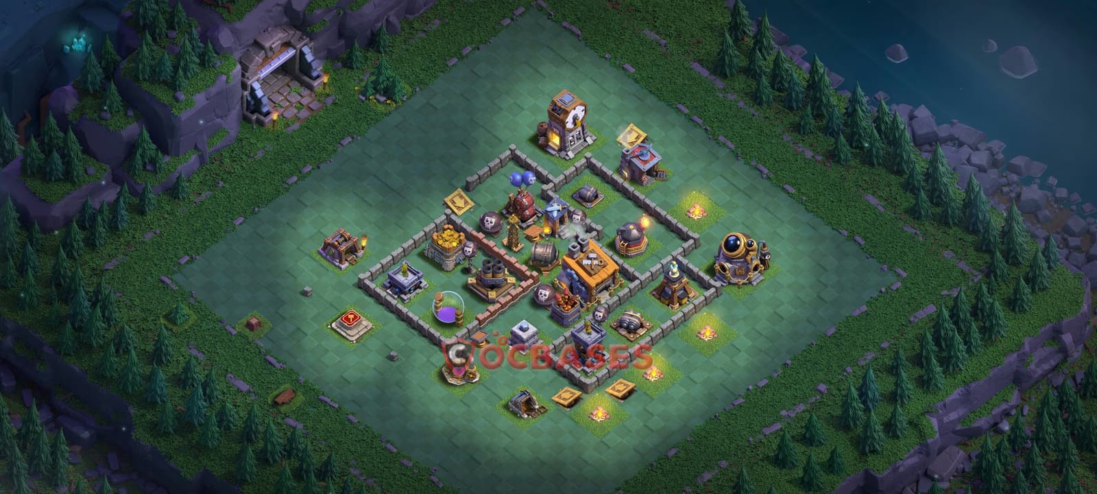 BH8 Hybrid Layout 4 - #hybrid, #anti baby dragon base layout with copy link for Clash of Clans 2026