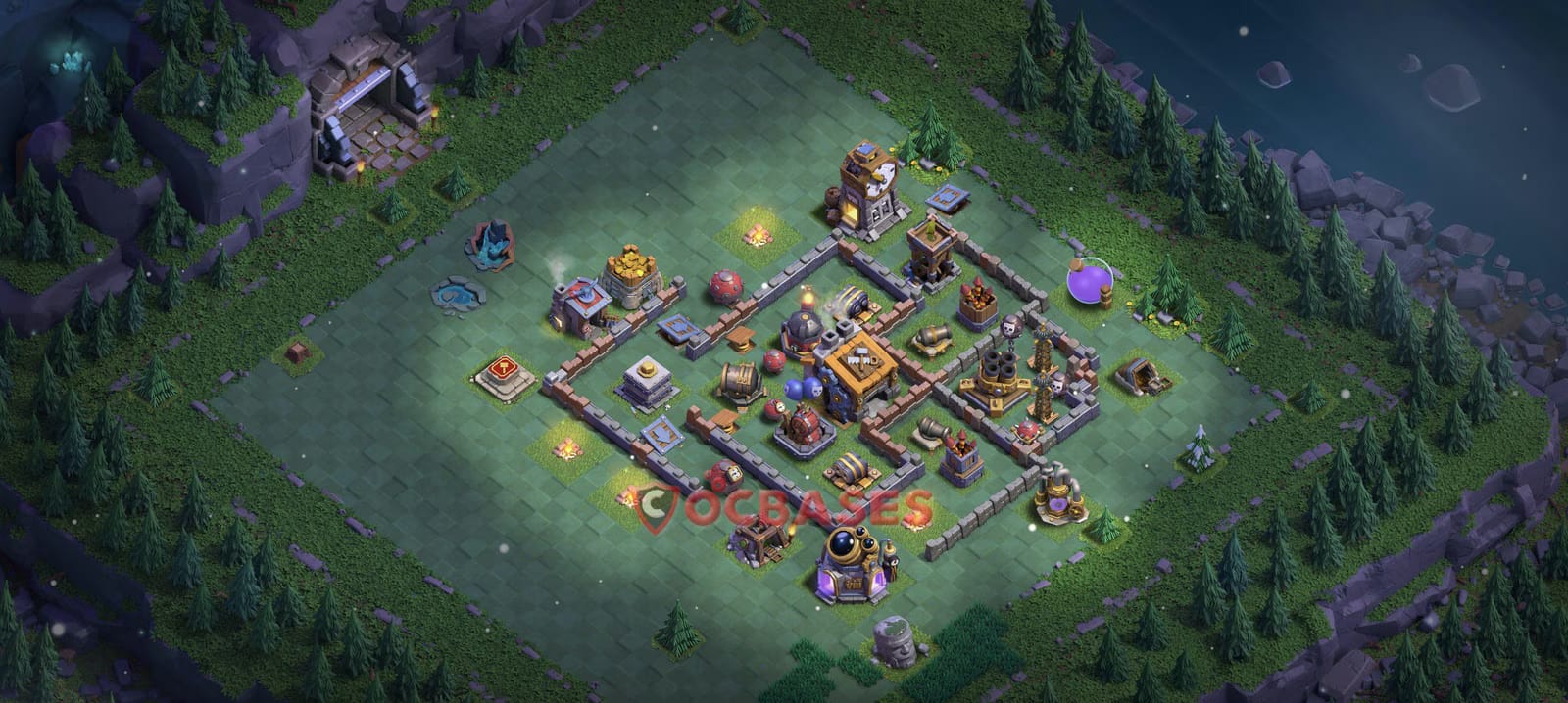 BH9 Anti 3 star Layout 13 - #anti 3 stars, #anti pekka base layout with copy link for Clash of Clans 2026
