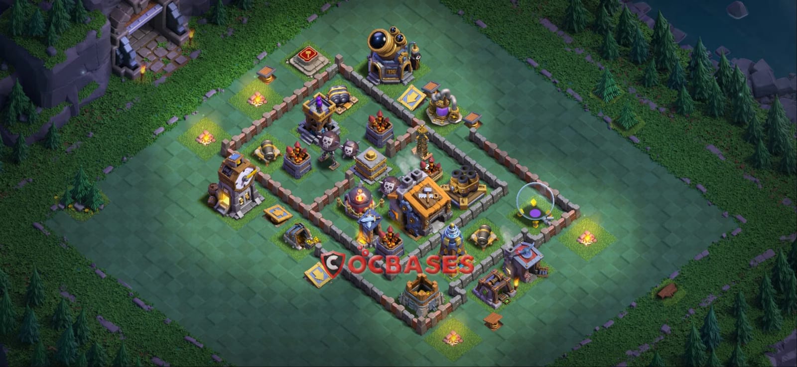 BH9 War Layout 22 - base layout with copy link for Clash of Clans 2026