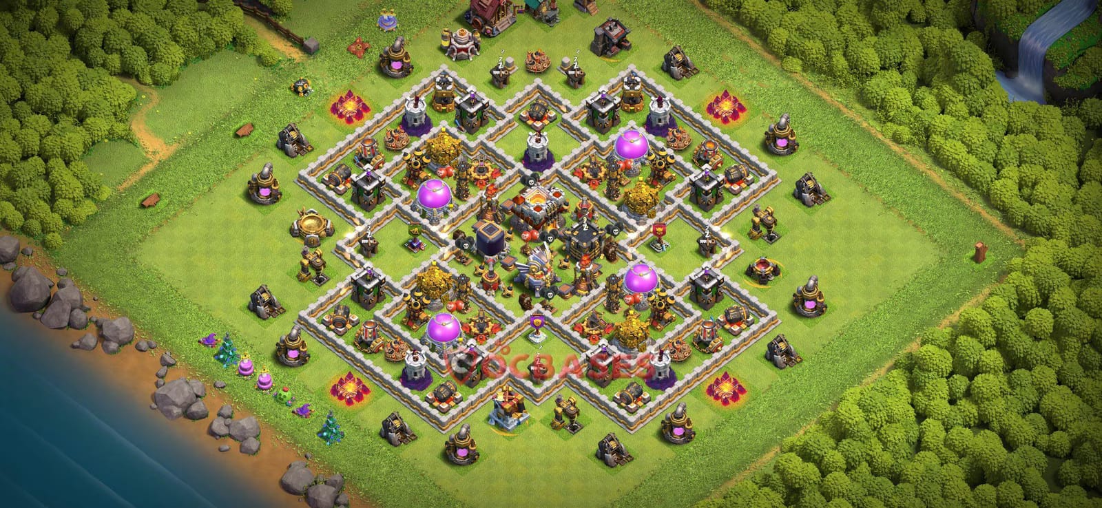 TH11 Fun Layout 27 - base layout with copy link for Clash of Clans 2026