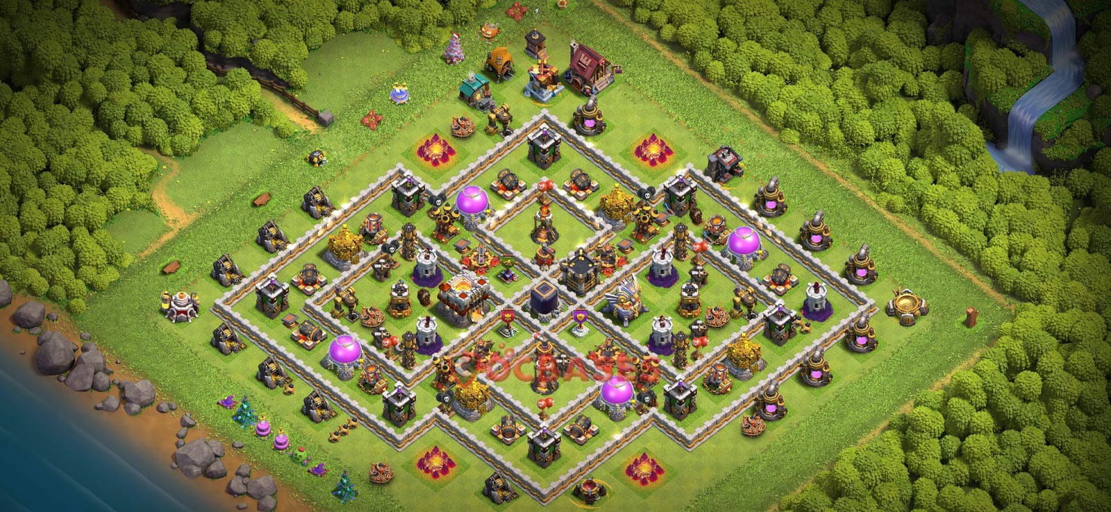 TH11 Fun Layout 34 - base layout with copy link for Clash of Clans 2026