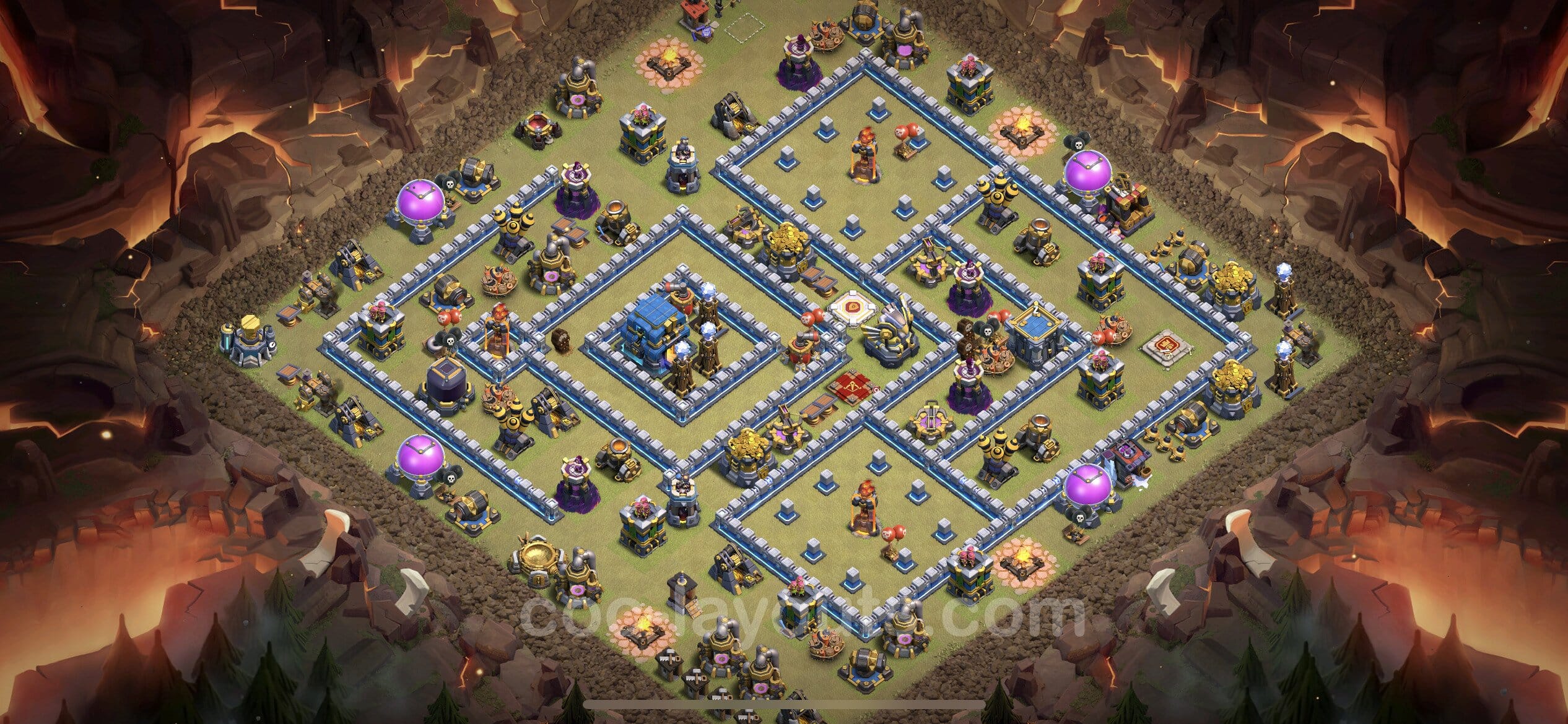 TH12 Farming Layout 18 - base layout with copy link for Clash of Clans 2026