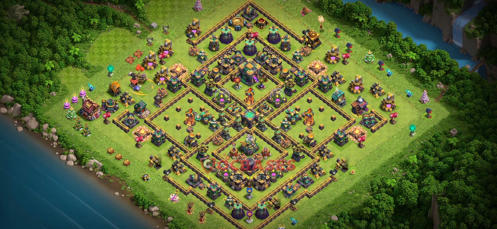 TH14 War Layout 14 - base layout with copy link