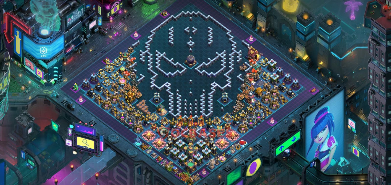 TH14 War Layout 25 - base layout with copy link for Clash of Clans 2026