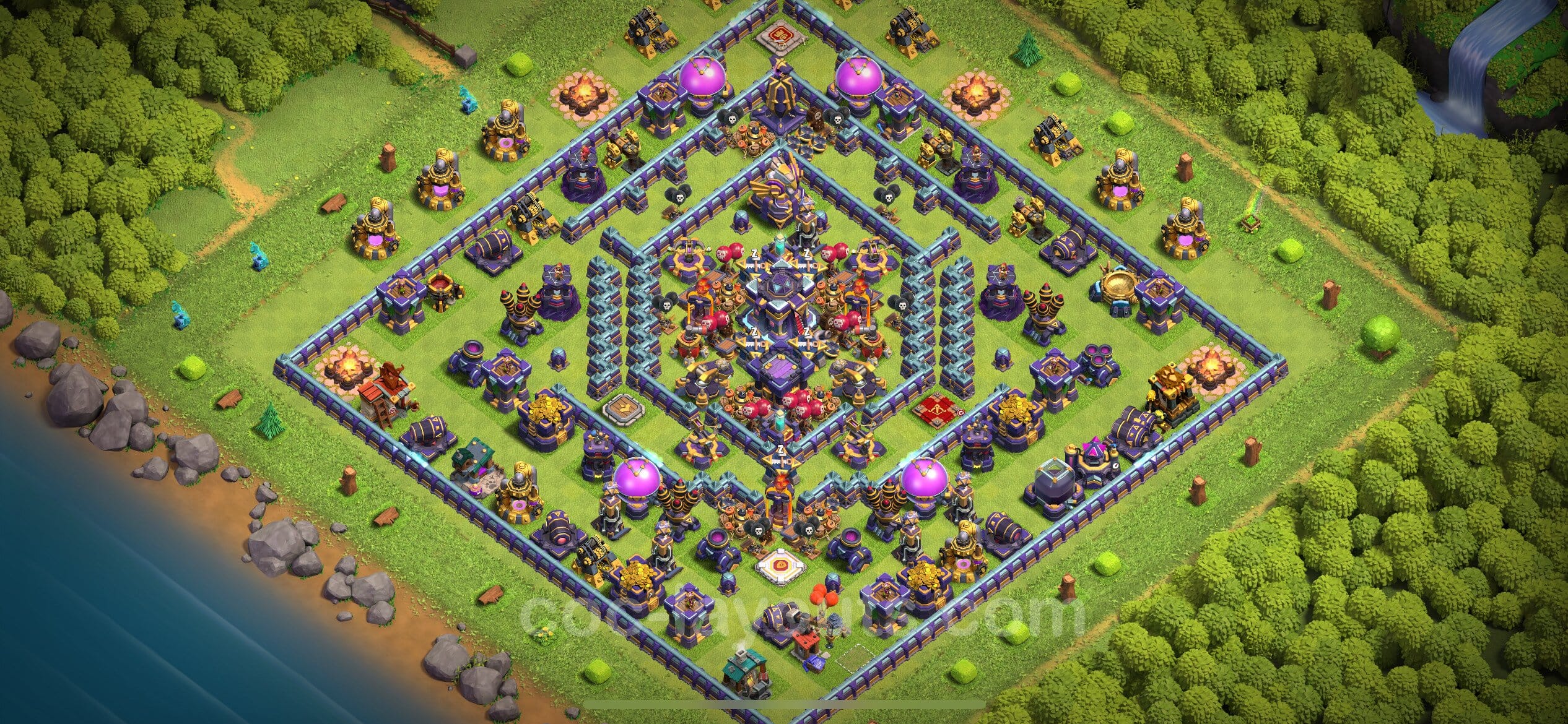 TH15 Farming Layout 35 - base layout with copy link for Clash of Clans 2026