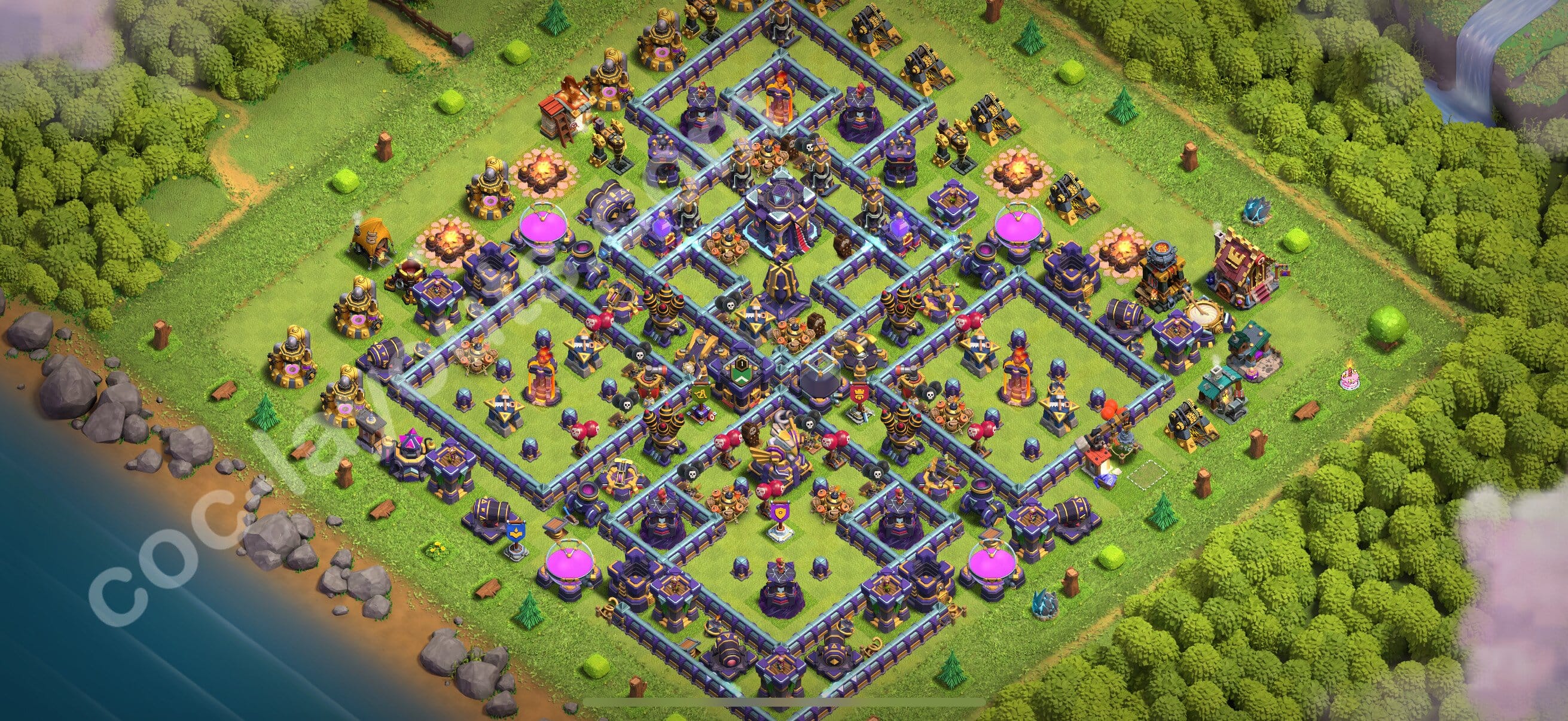 TH15 Fun Layout 34 - base layout with copy link for Clash of Clans 2026