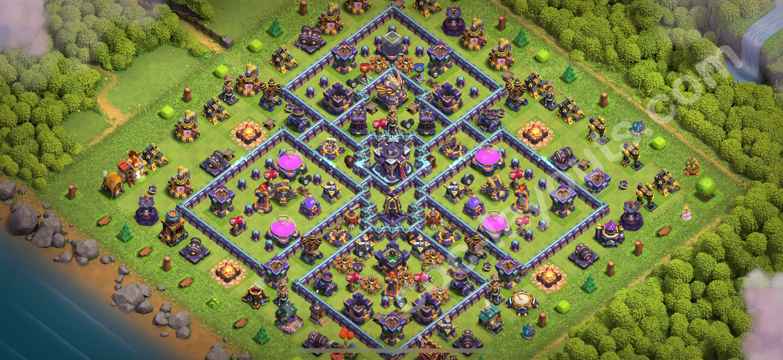 TH15 War Layout 9 - base layout with copy link for Clash of Clans 2026