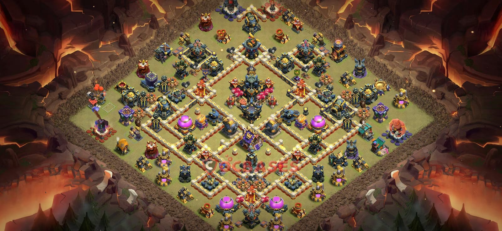 TH17 Legend league Layout 12 - legend league base layout with copy link for Clash of Clans 2026