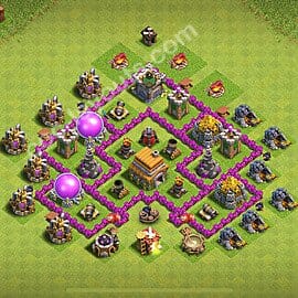 TH6 War Layout 6 - base layout with copy link