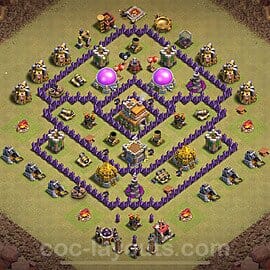 TH7 War Layout 5 - base layout with copy link