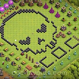 TH8 Farming Layout 28 - base layout with copy link for Clash of Clans 2026